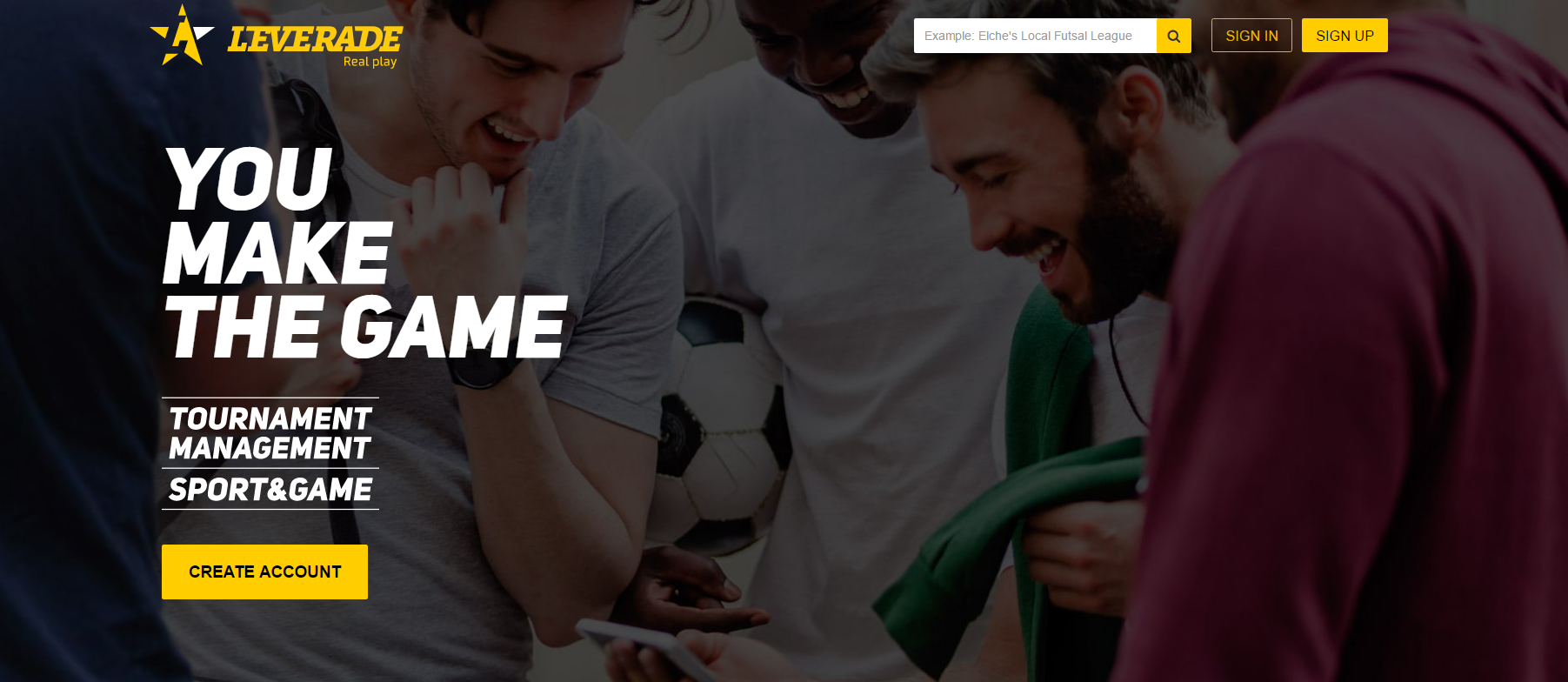 ES>EN translation of app and marketing content for LEVERADE (formerly miLeyenda), a sports/game tournament management website.