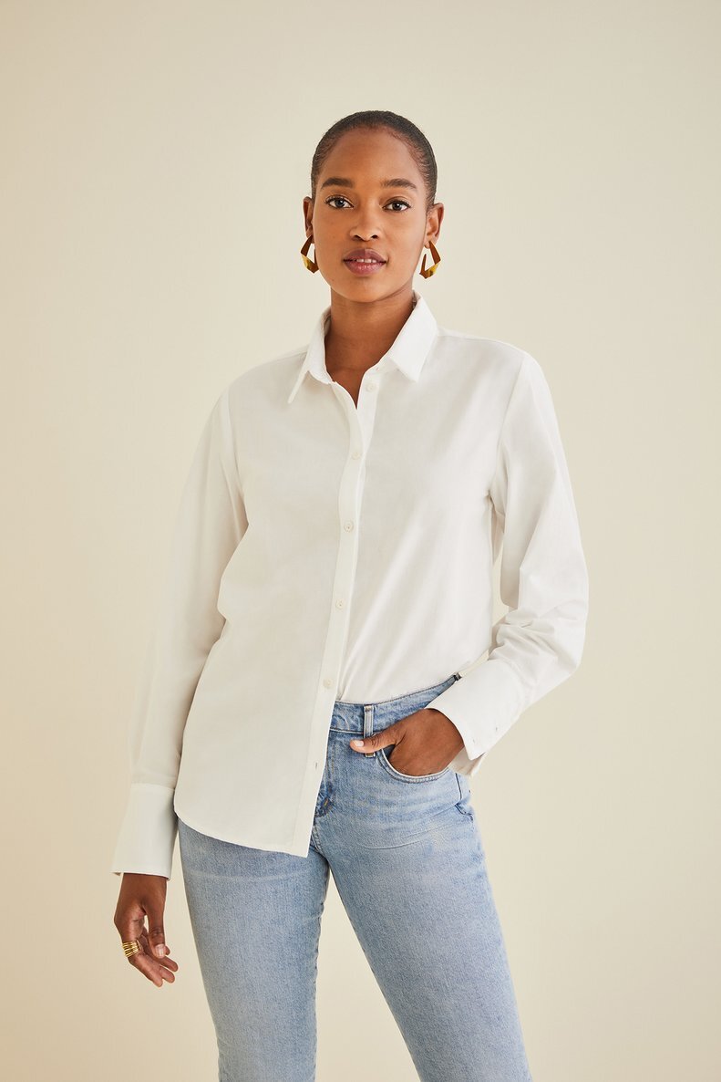 8 Brands with Elegant, Sustainable White Shirts and Blouses for your  versatile minimalist Wardrobe | Conscious Fashion Collective