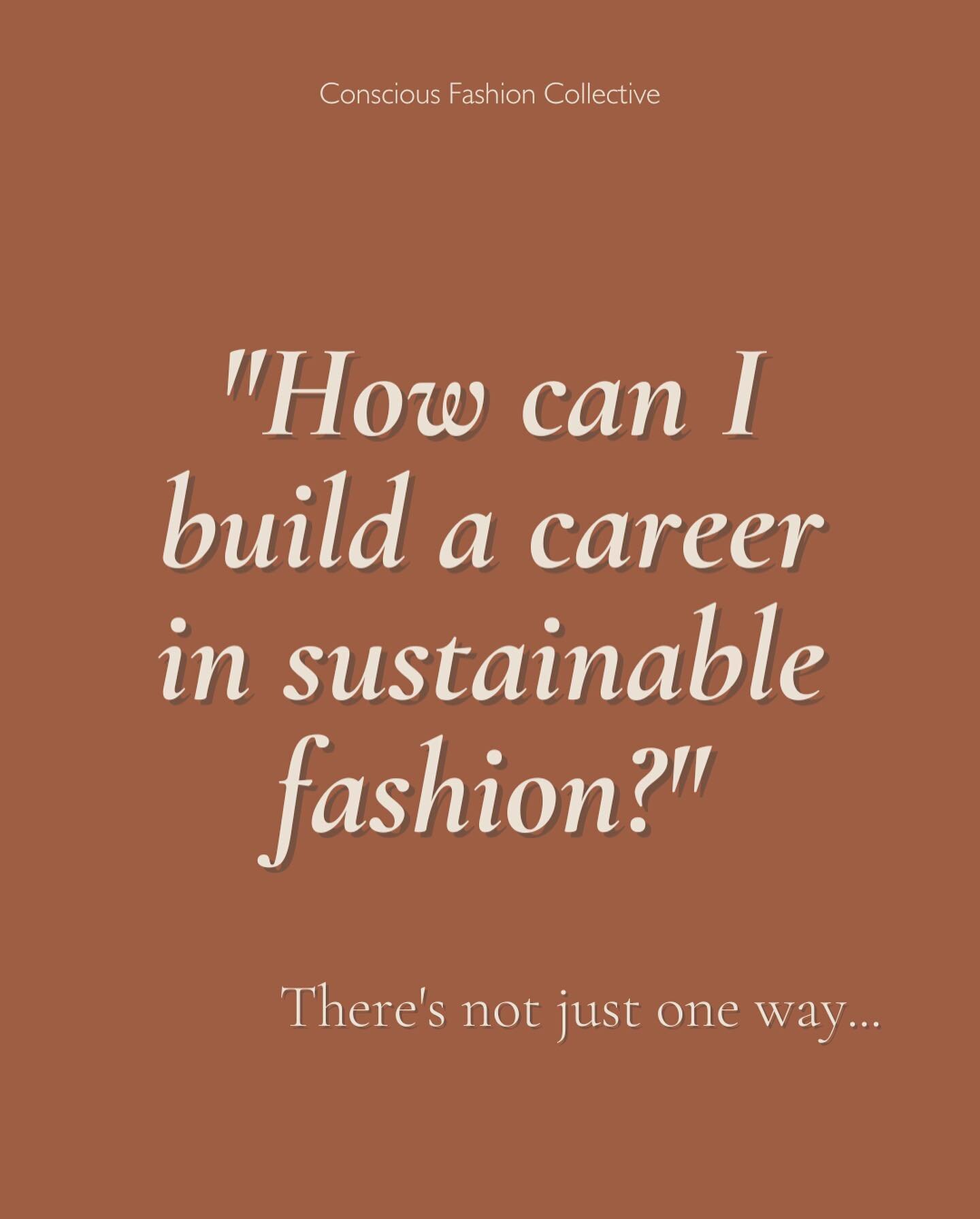 👖 Are you having a tough time finding your career path in sustainable fashion? We get it!⁠
⁠
💼  Just like there isn&rsquo;t only one way your slow fashion journey looks, we believe there is NOT just one path to your dream sustainable fashion career