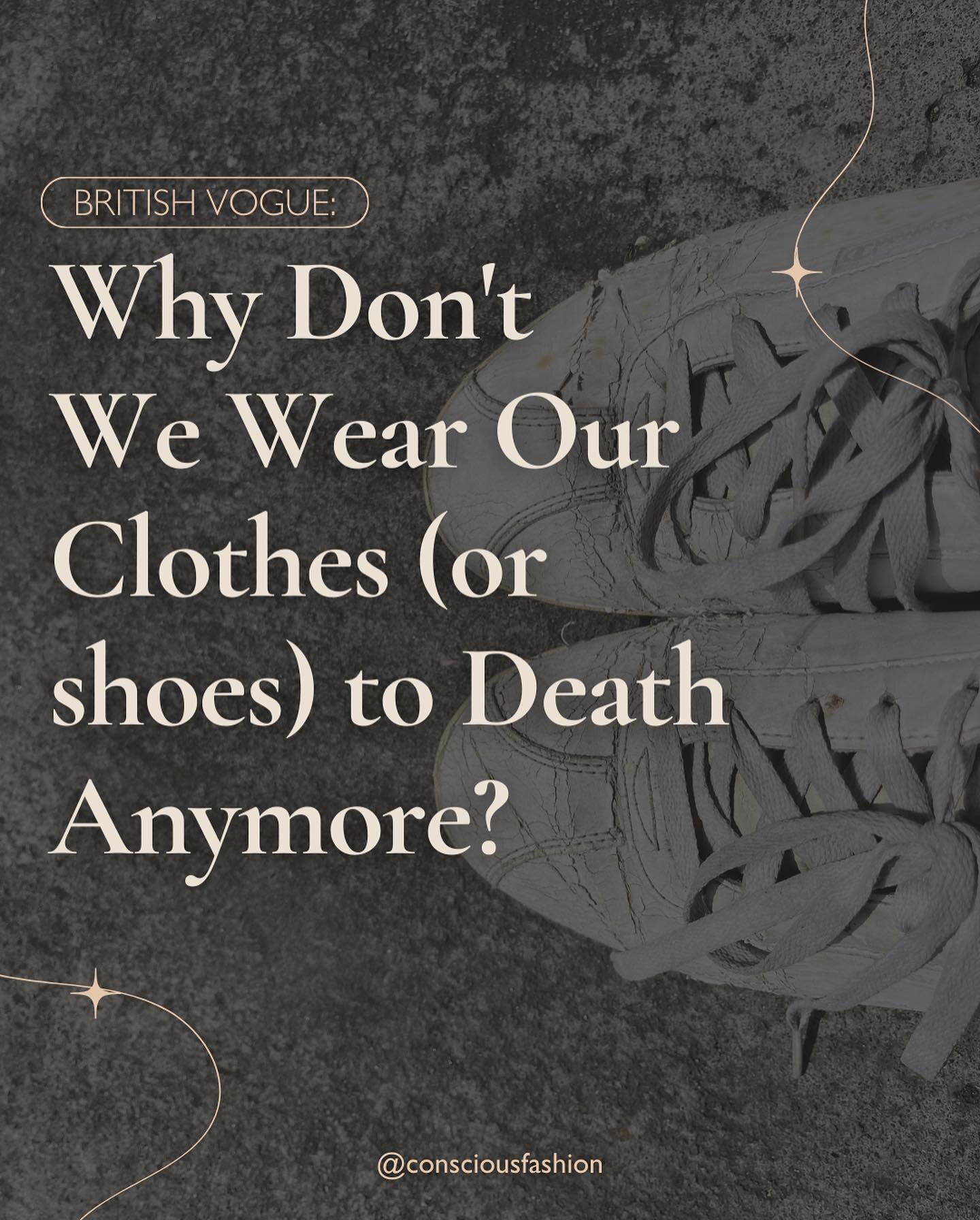 👡 Looking after our clothes (and footwear &amp; accessories) is crucial from a sustainability perspective &mdash; in fact, extending a garment&rsquo;s life by just nine months can reduce its carbon, water and waste footprints by between 20 to 30 per