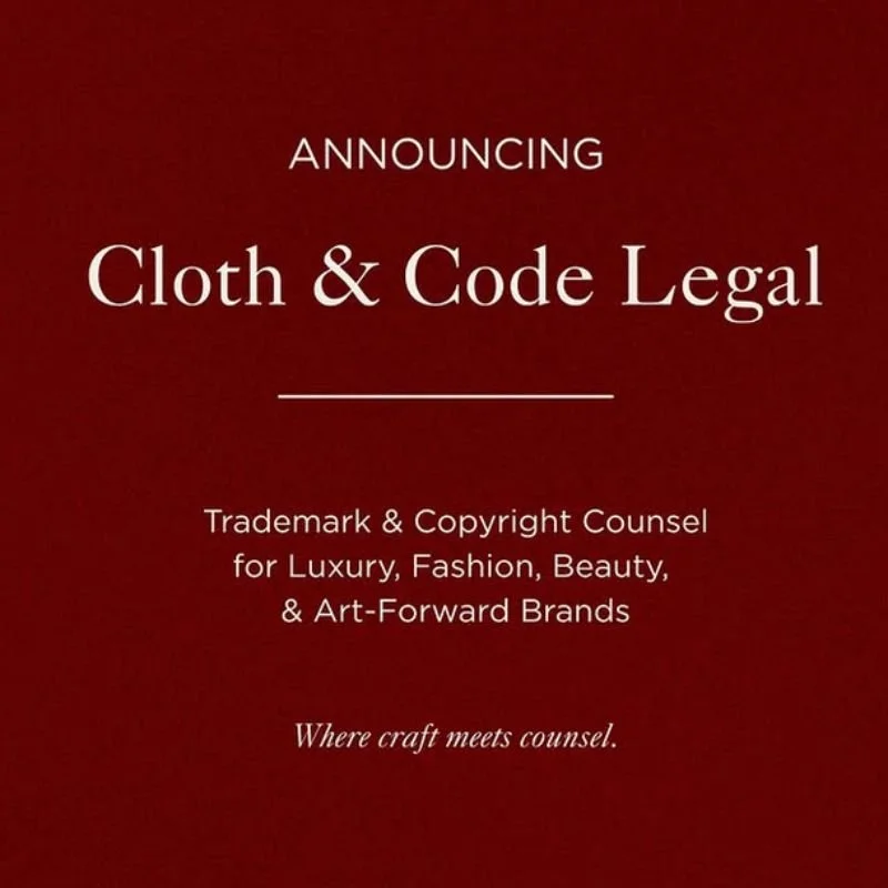 Cloth and Code Legal announcement post
