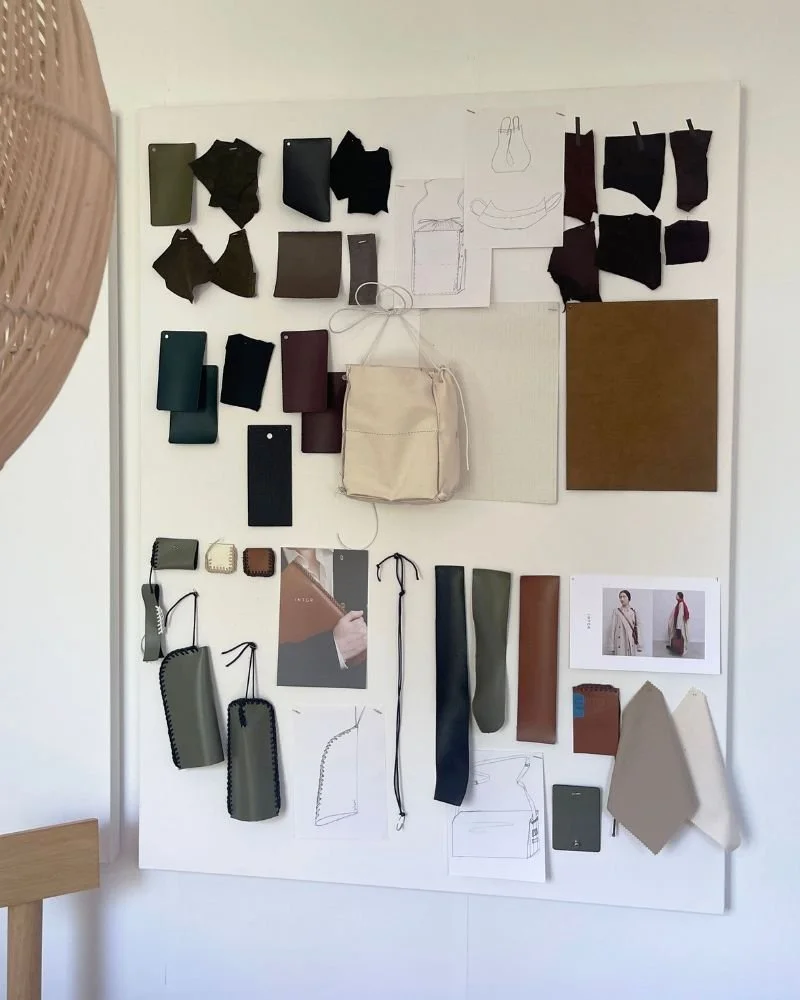 Design and swatch moodboard for INTGR