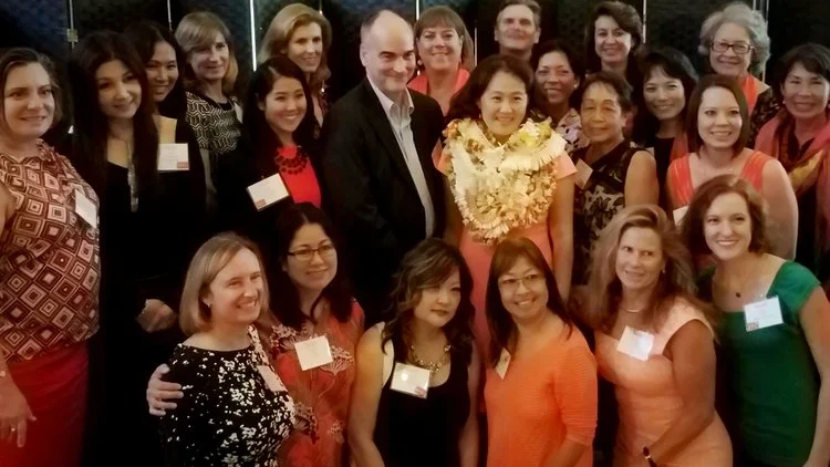 Women Who Mean Business Honoree, Noriko Namiki, CEO of YWCA O'ahu and the YWCA Team.