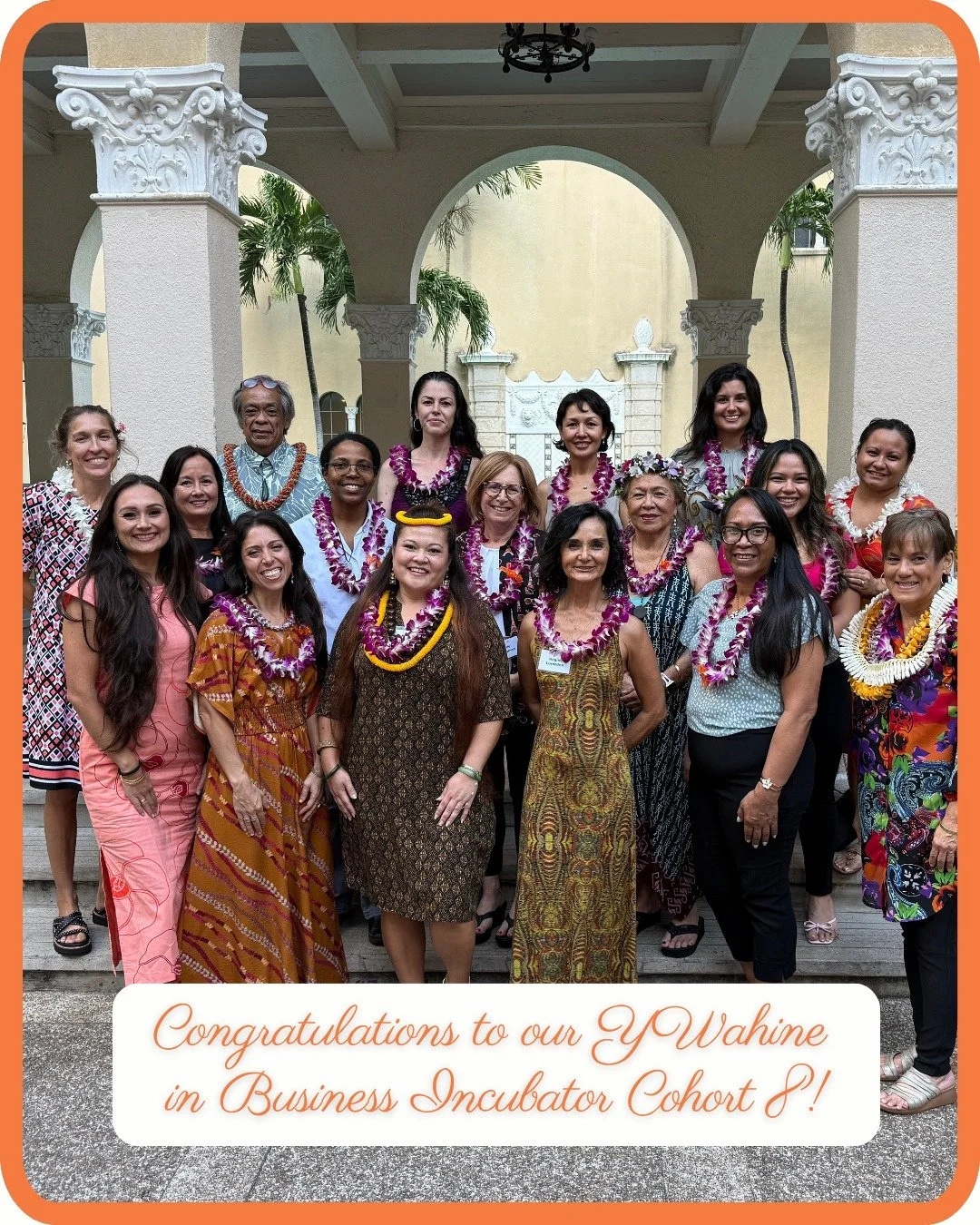 We want to give a big MAHALO and Congratulations to our YWahine in Business Incubator Cohort 8! 

These impressive wahine and kane committed to our 7-week course to develop and scale the growth of their small businesses and graduated with flying colo