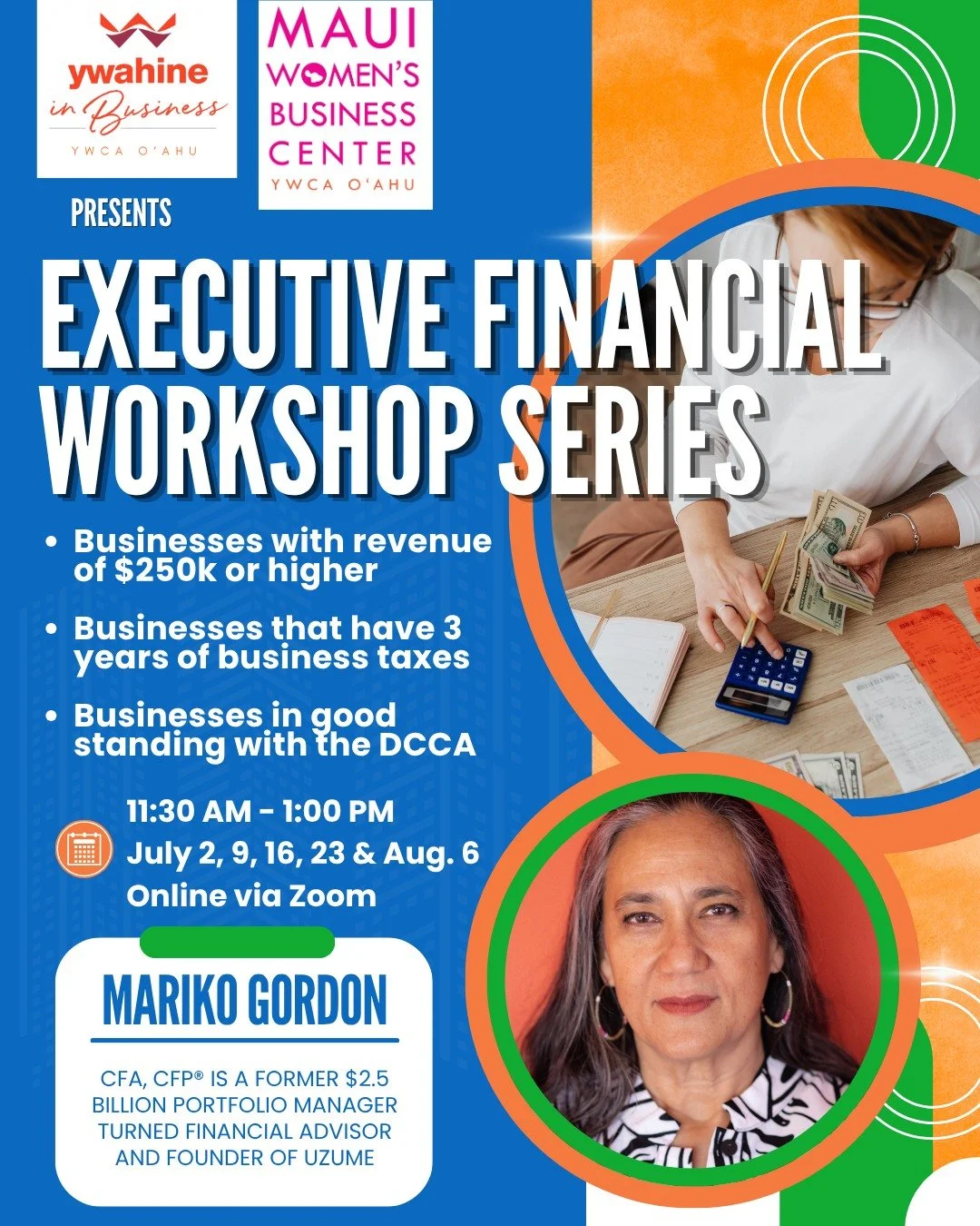 Calling ALL business owners in that exciting, yet sometimes scary, growth phase! 👇✨ 

If your business is growing but your finances feel overwhelming, this one's for you. The Executive Financial Workshop Series, Cohort 2, is here to help you take co