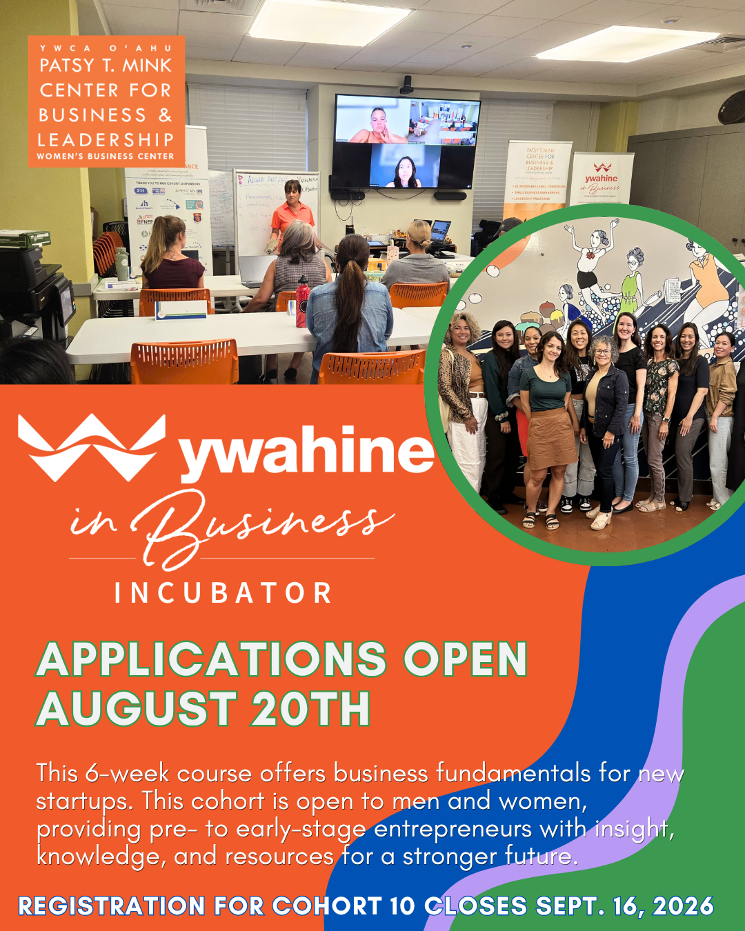 YWahine in Business Incubator Cohort 10 