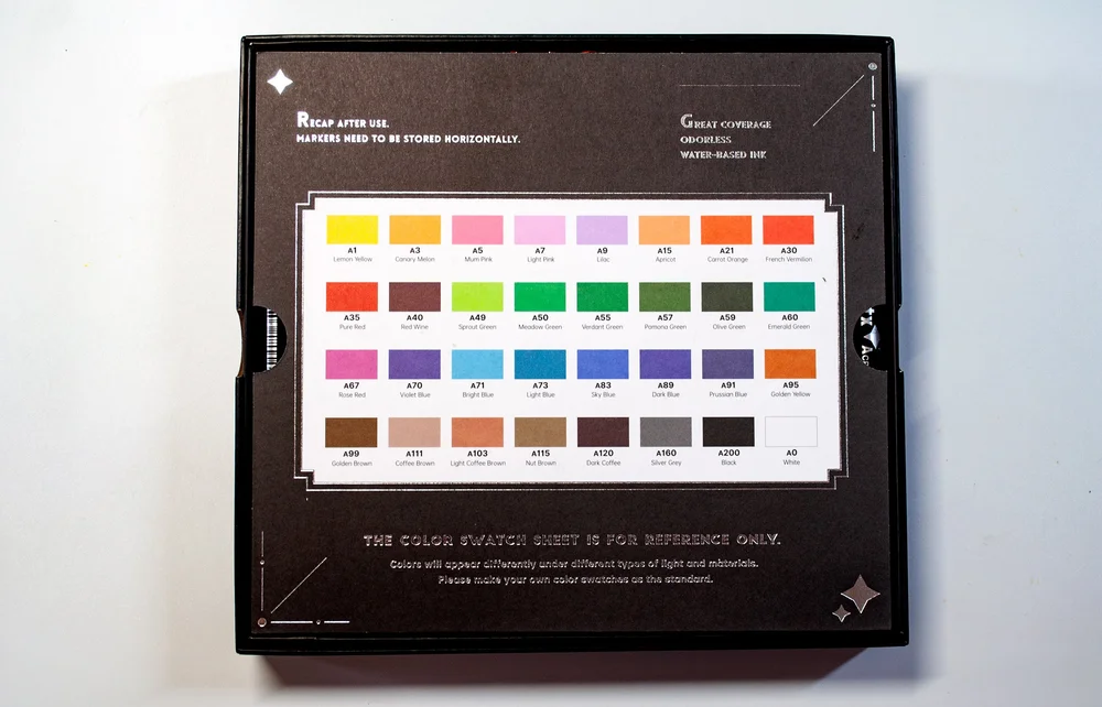 Review Of The Arrtx Acrylic Marker Pens And Metallic Acrylic Marker ...
