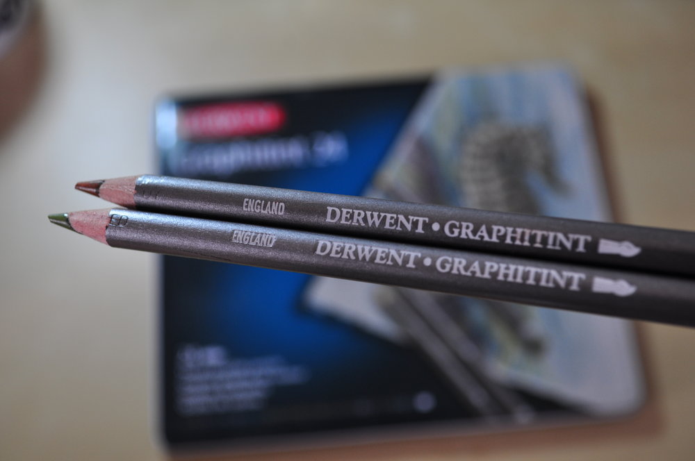 Derwent Graphitint Paint Pan Set Review and Mule Deer Painting