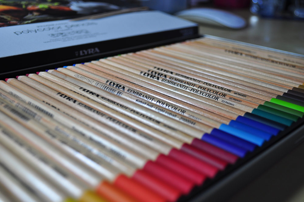 Lyra : Rembrandt Aquarell Water Soluble Colored Pencil Set : Metal Box 72  Pcs
