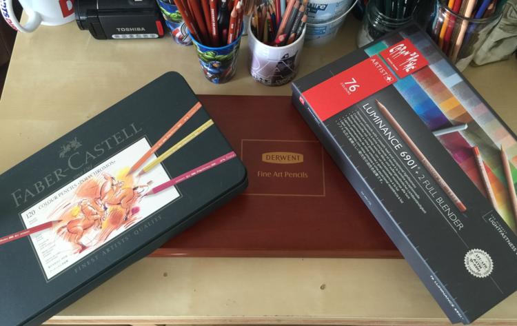 Drawing Materials/Art Supplies I use for my colored pencil drawings