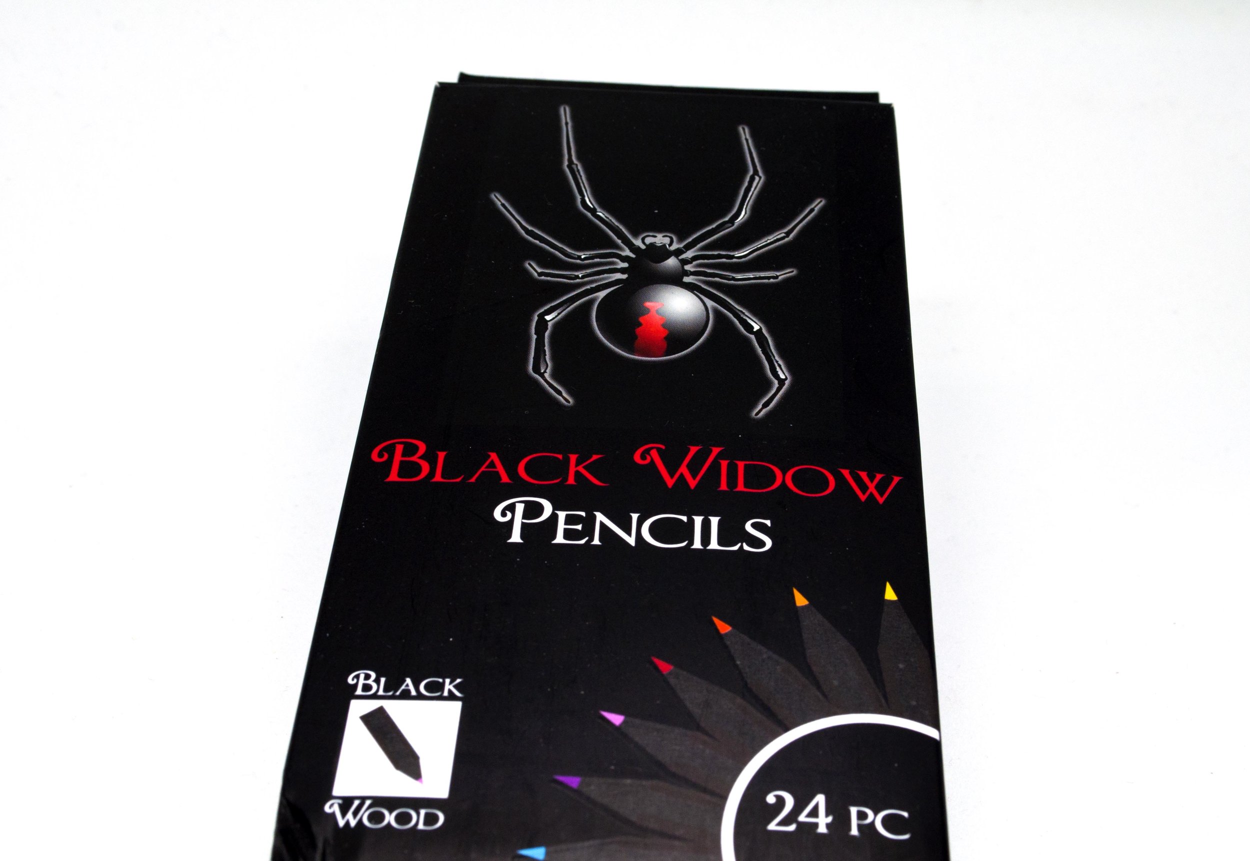  Black Widow Colored Pencils For Adult Coloring - 24 Coloring  Pencils With Smooth Pigments - Best Color Pencil Set For Adult Coloring  Books And Drawing : Office Products