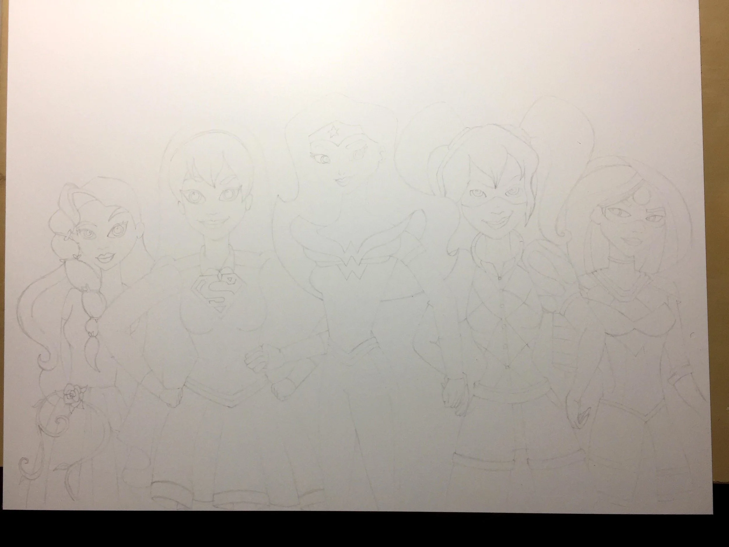 Sketch DC Superhero Girls