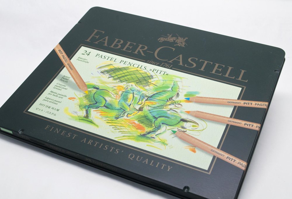 PITT Pastel pencils article  Faber Castell's pastel pencil - STEP BY STEP  ART