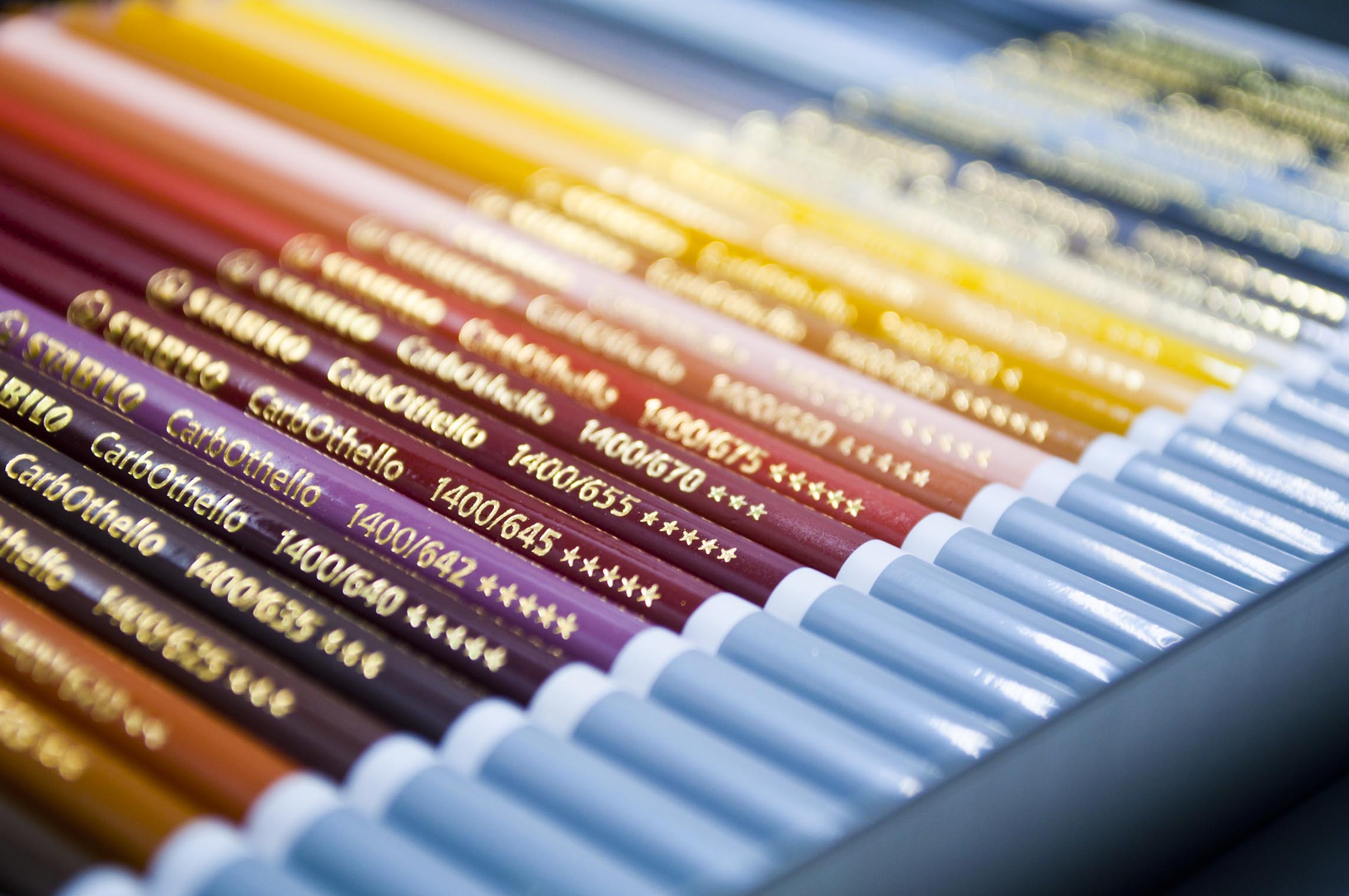 Carbothello Pastel Pencils Color Chart