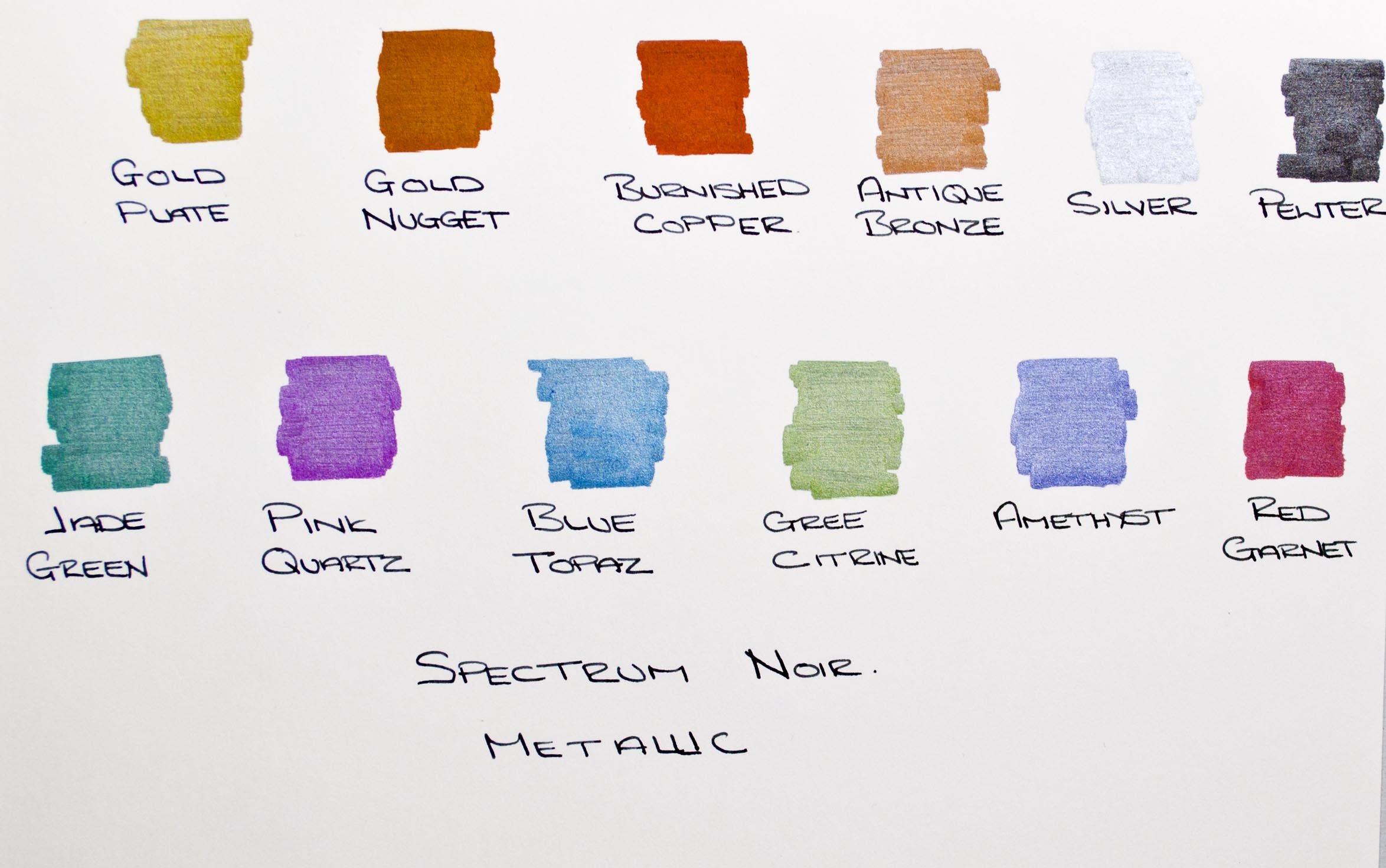 zak Raar Afgekeurd Spectrum Noir Metallic Markers — The Art Gear Guide