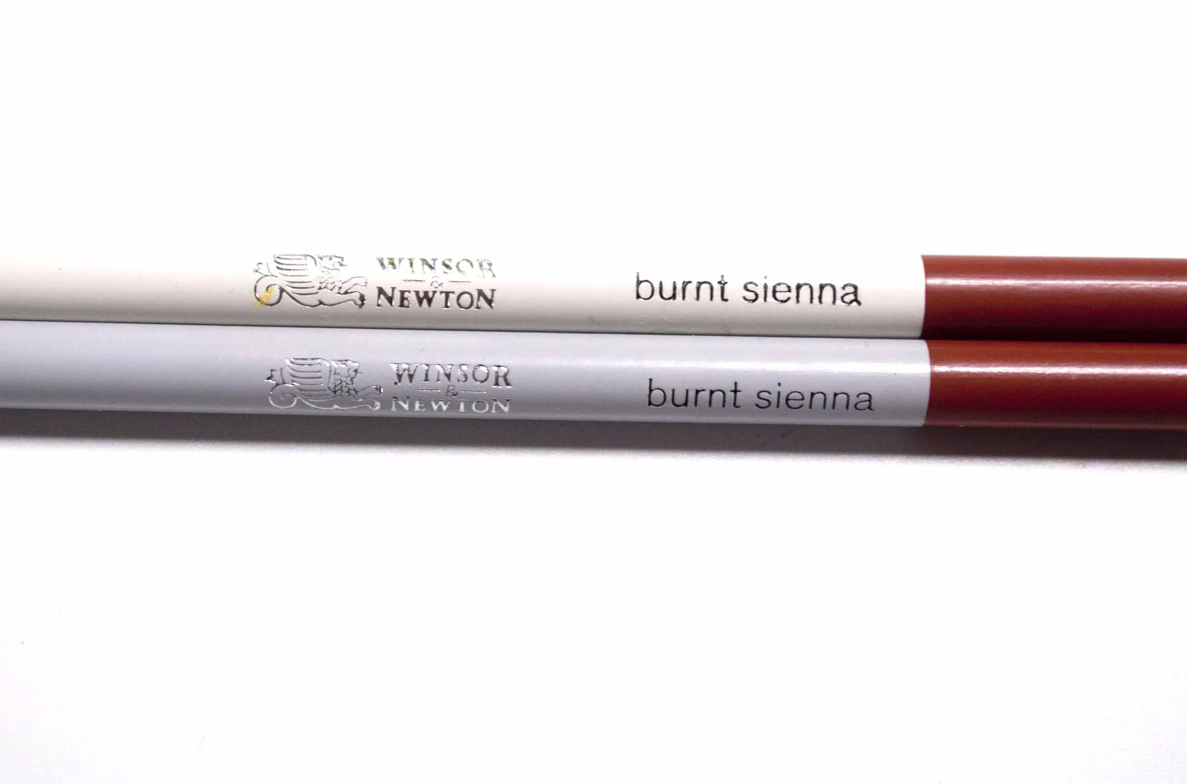 Top Pencil Is Watercolor and Bottom is Colored Pencil