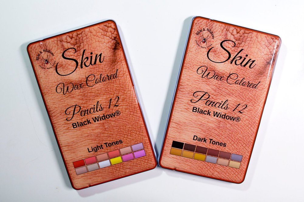 Skin tone color pencils 