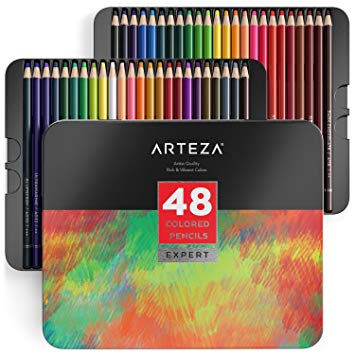 Arteza > Woodless Watercolor Pencils - Set of 24 - Arteza: A