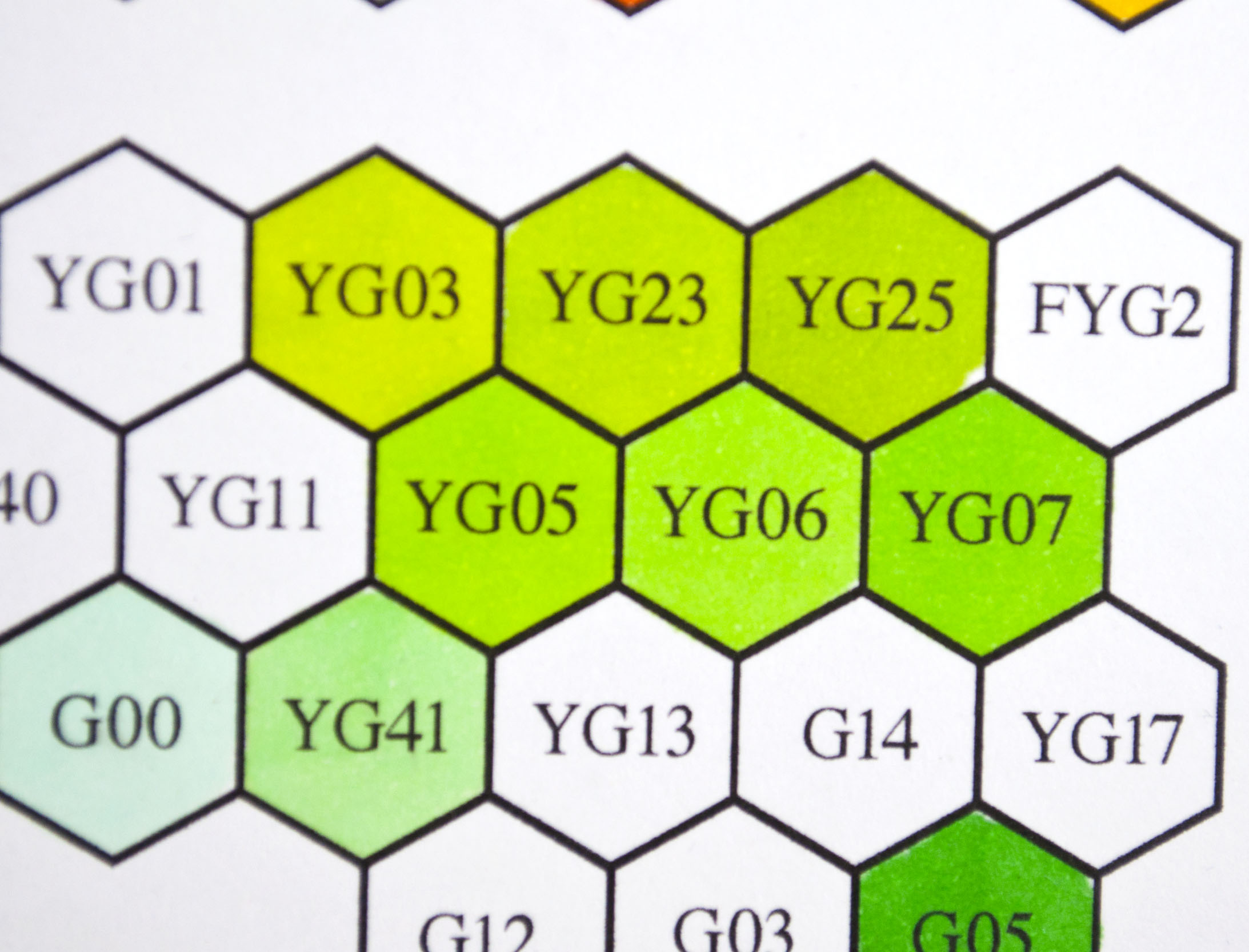 Free Printable Copic Hex Chart