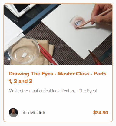 Drawing The Eyes Master Class Parts 1, 2 &amp; 3 