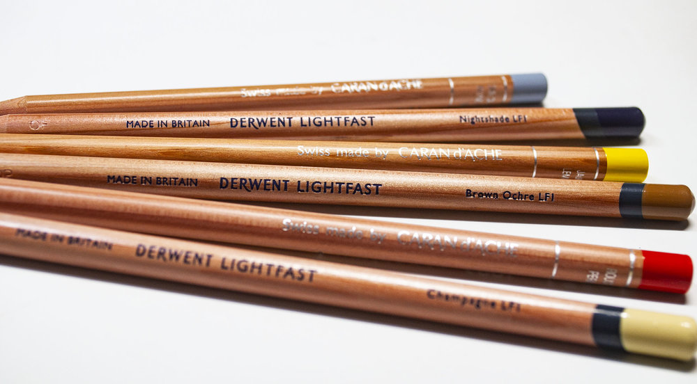 Lightfast Coloured Pencils Set of 12