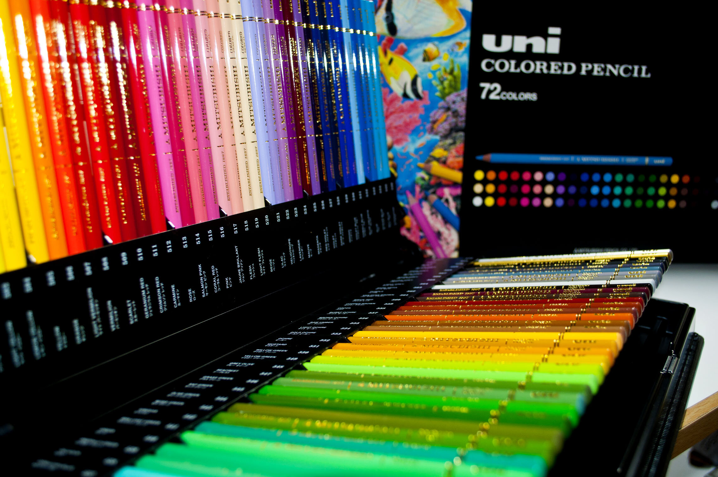 Uni Watercolor Pencils, #899 Black | Mitsubishi Pencil Co.