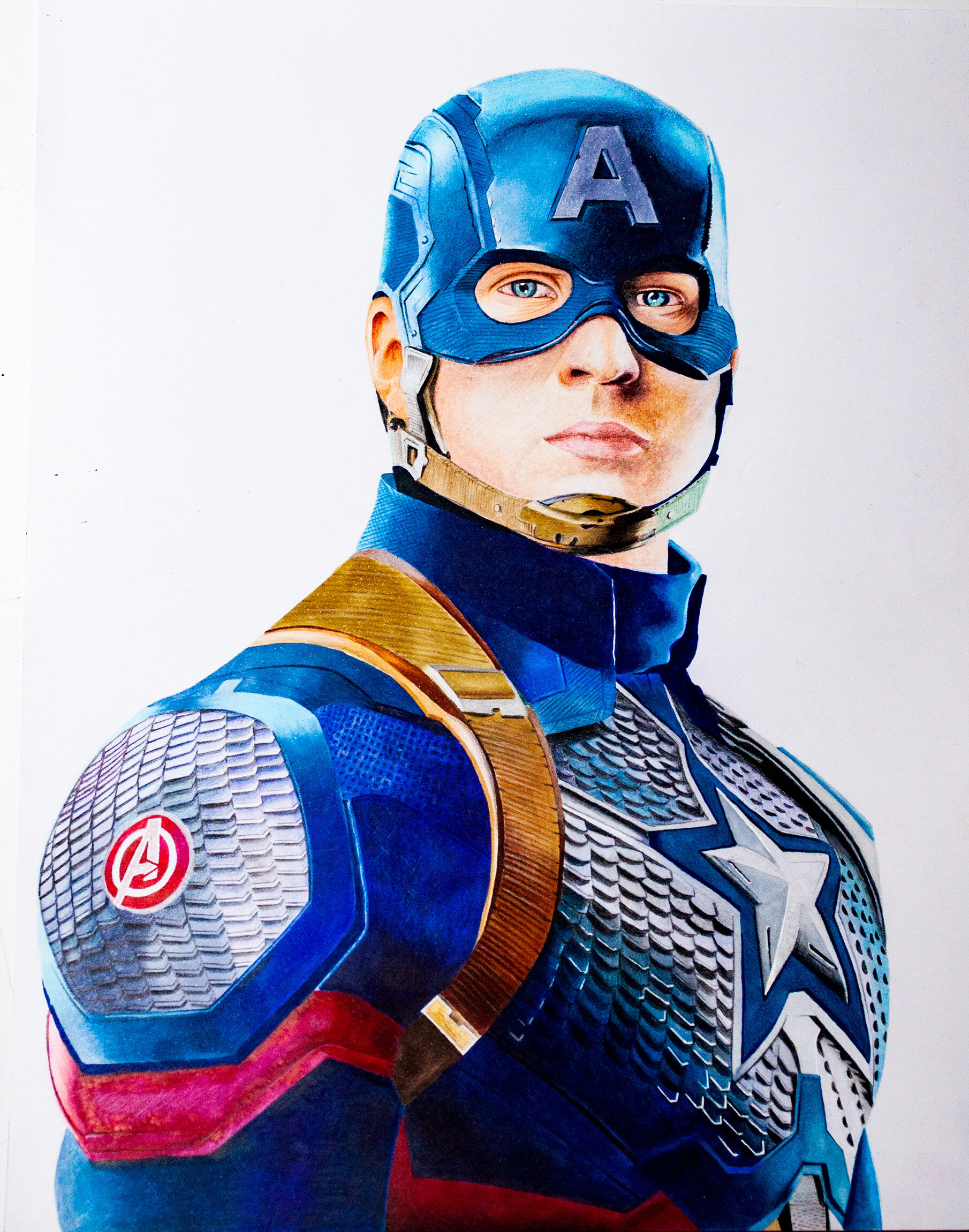 Max Moda Art  Captain America pencil drawing