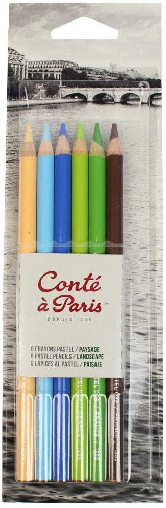 Conté à Paris Pastel Pencils - Portrait Colors, Set of 6
