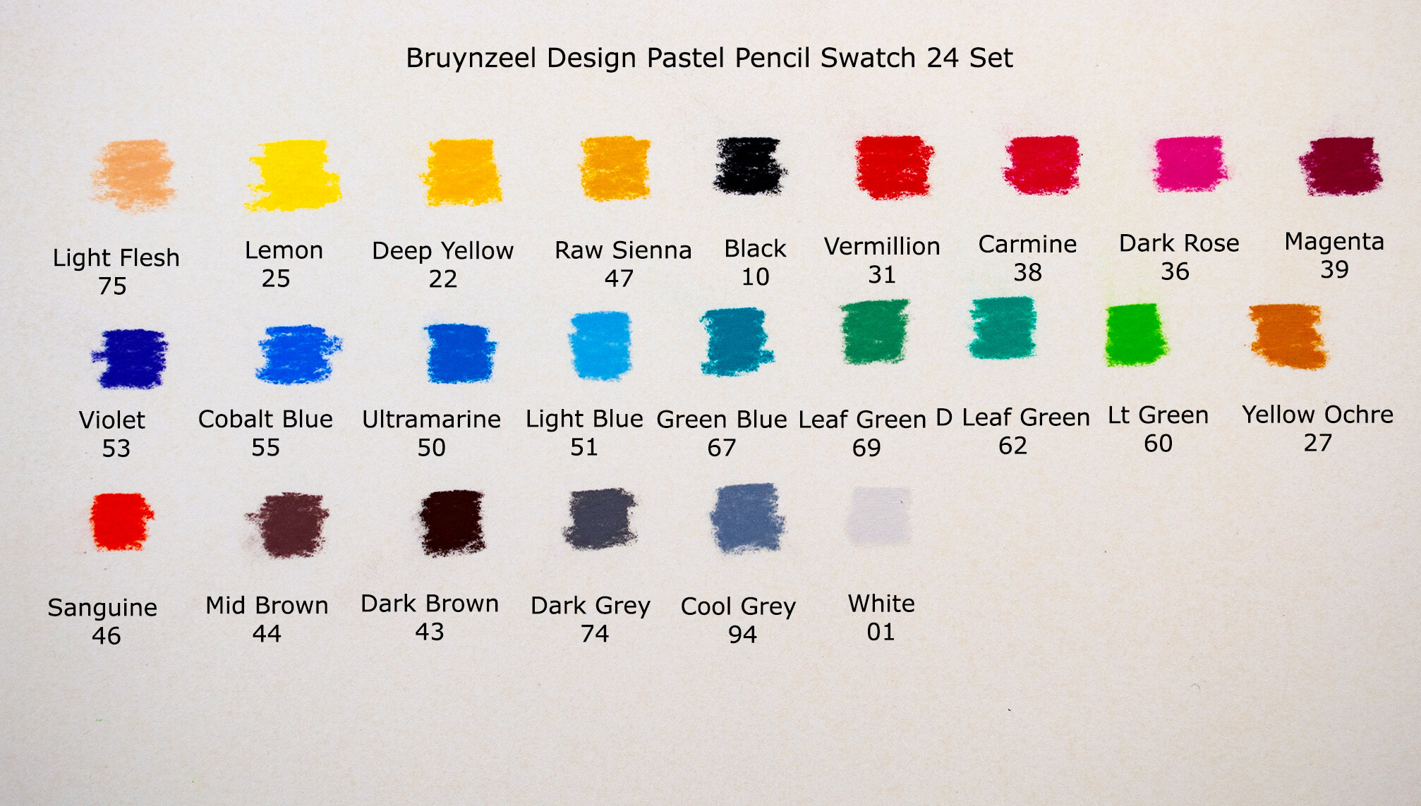 Bruynzeel Pastel Pencils - The Art Store/Commercial Art Supply