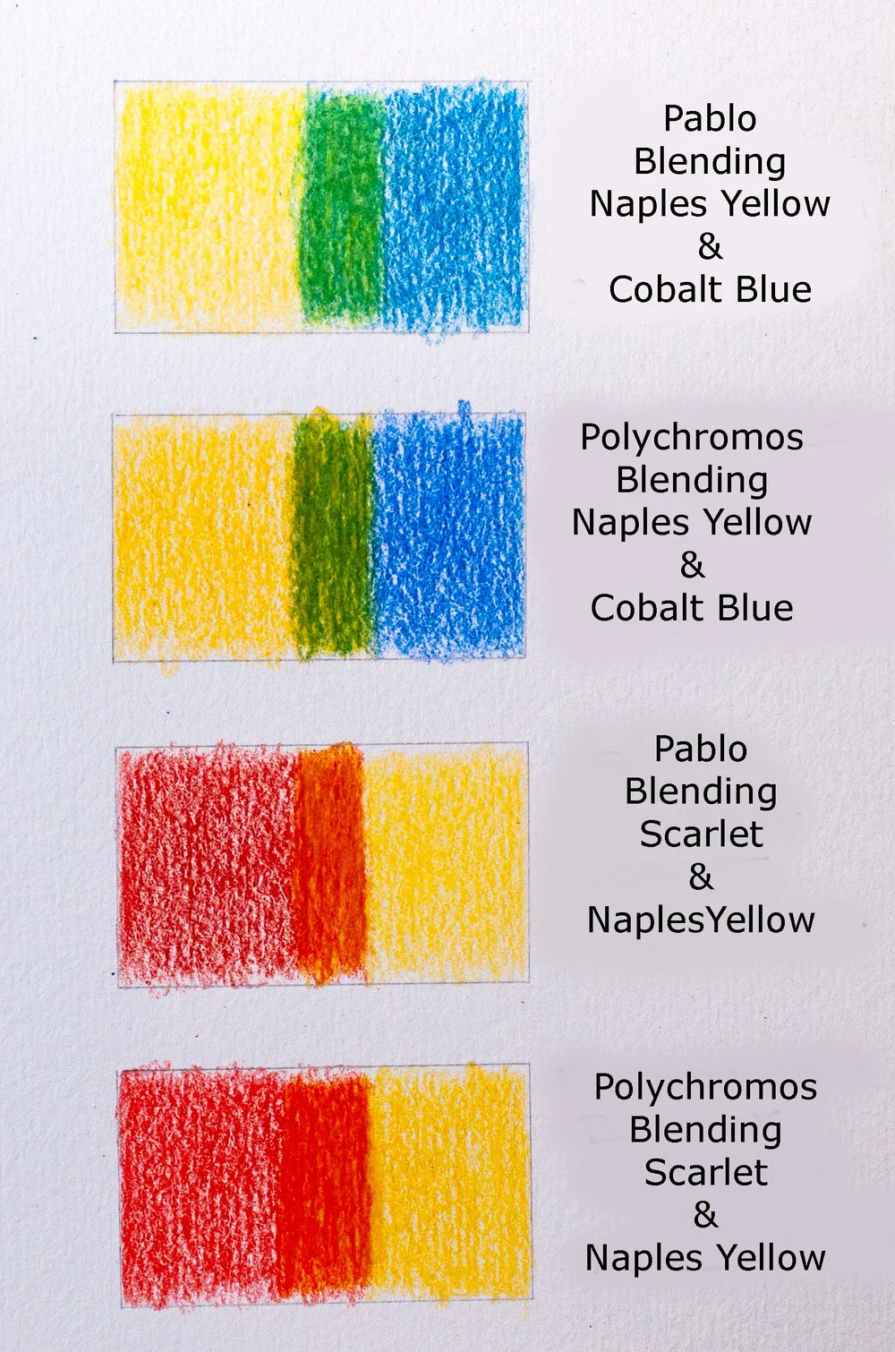 Faber Castell Polychromos Vs Caran D Ache Pablo