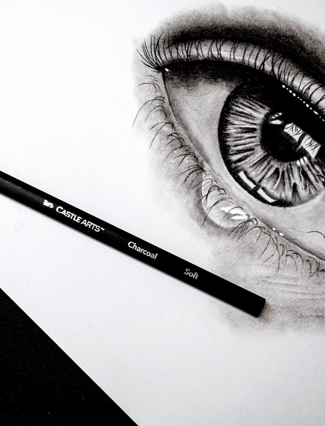 Castle Art Graphite Eye Artwork 