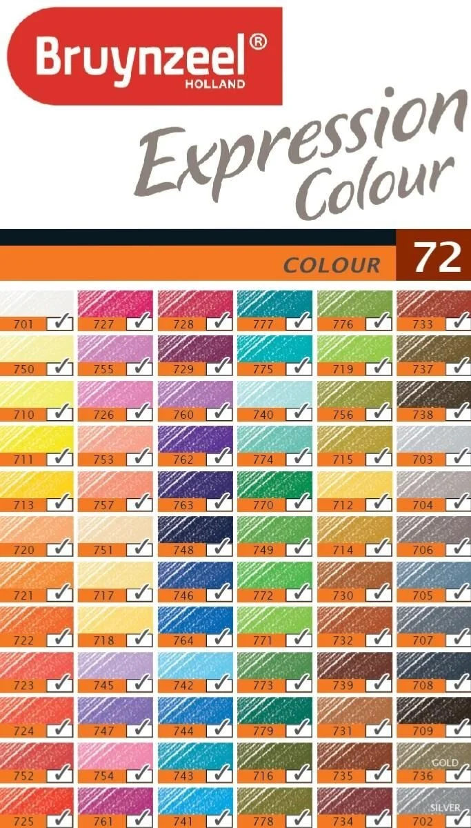 Bruynzeel Expression Coloured Pencil Review — The Art Gear Guide