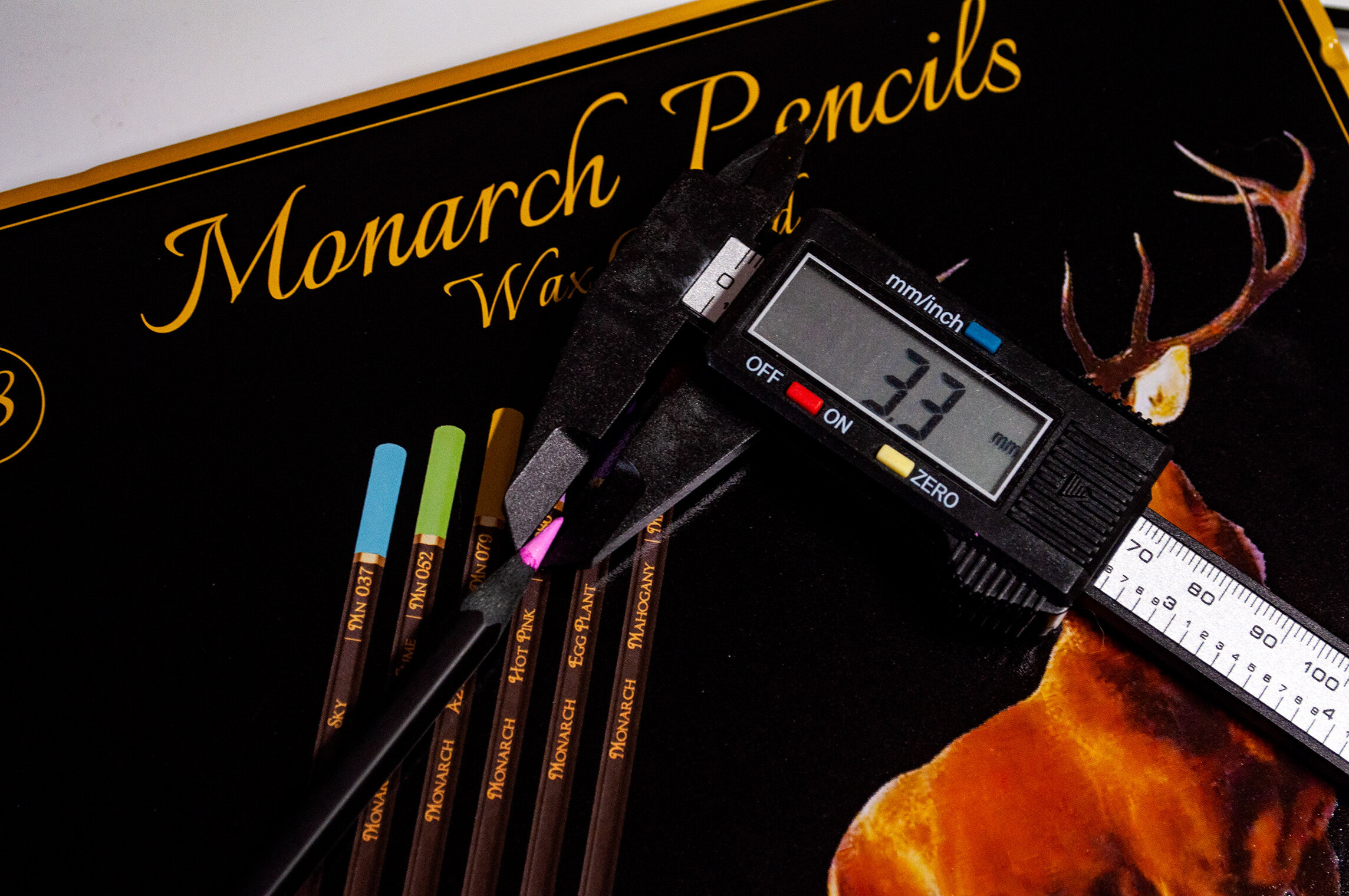 BLACK WIDOW MONARCH COLORED PENCILS, All 144 pencils BY COLOR FAMILY, LET'S SWATCH THEM TOGETHER 