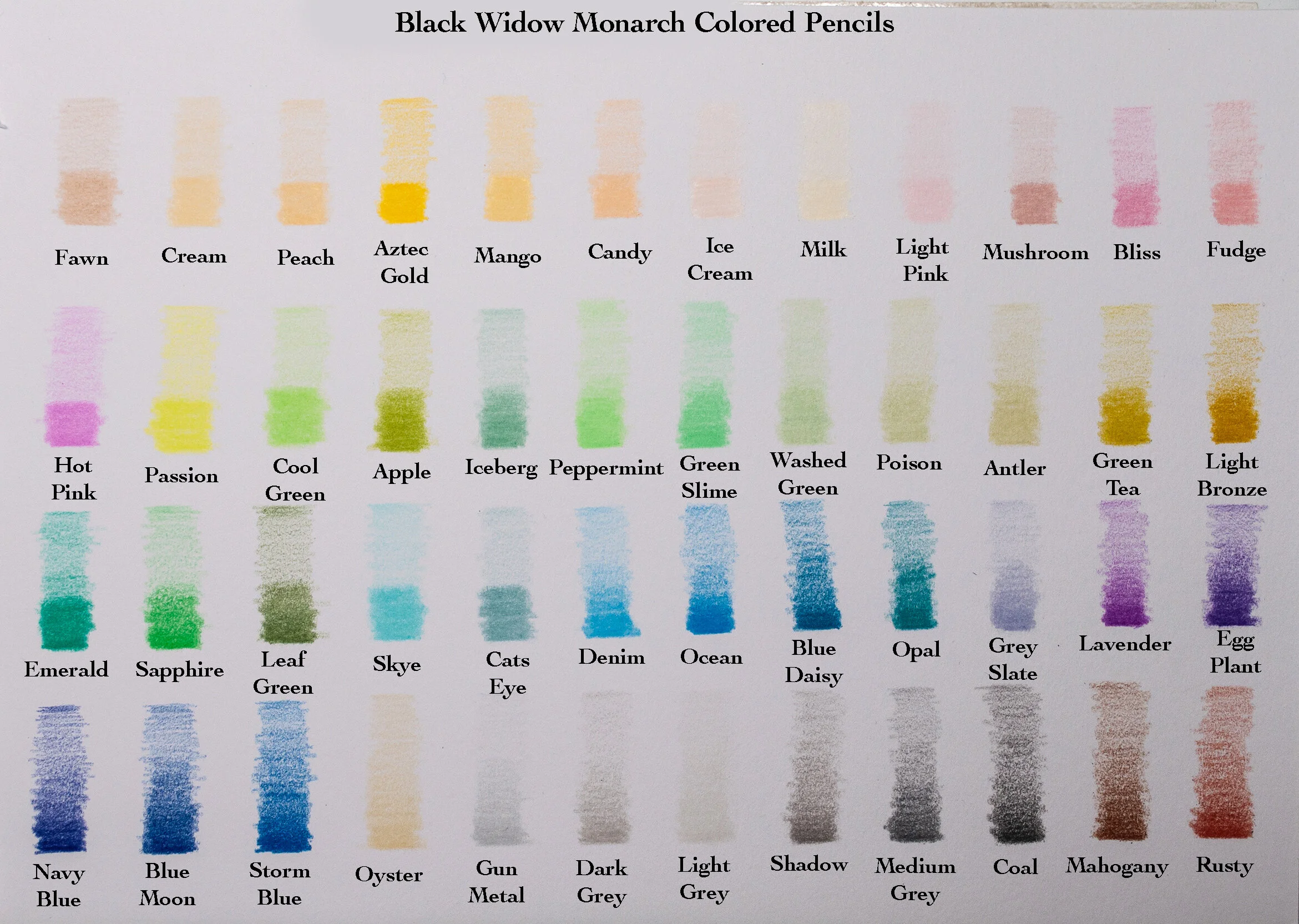 Black Widow Monarch Colored Pencil Review. — The Art Gear Guide