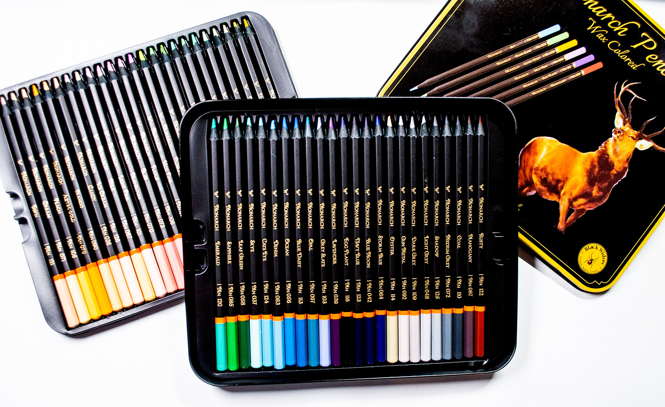 the Best Color Pencil Set for Adult... Black Widow ® Colored Pencils for Adults 