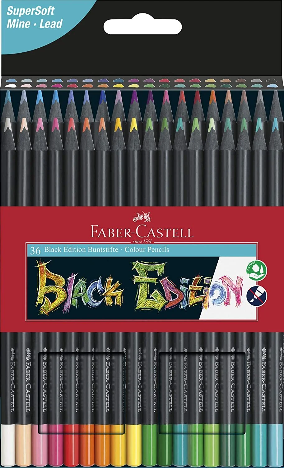 36 Set Faber Castell Black Edition 