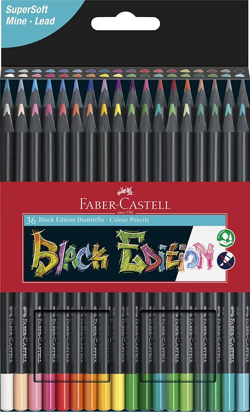Faber Castell Black Edition Super Soft Colored Pencils The Art Gear Guide