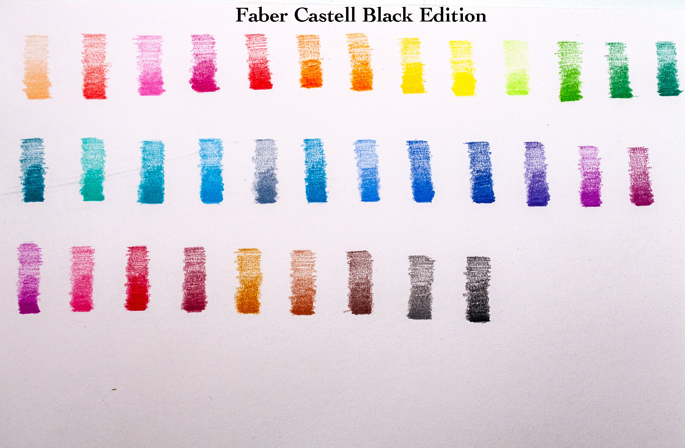 NEW Faber-Castell BLACK EDITION Colored Pencils [Unboxing & Review] 