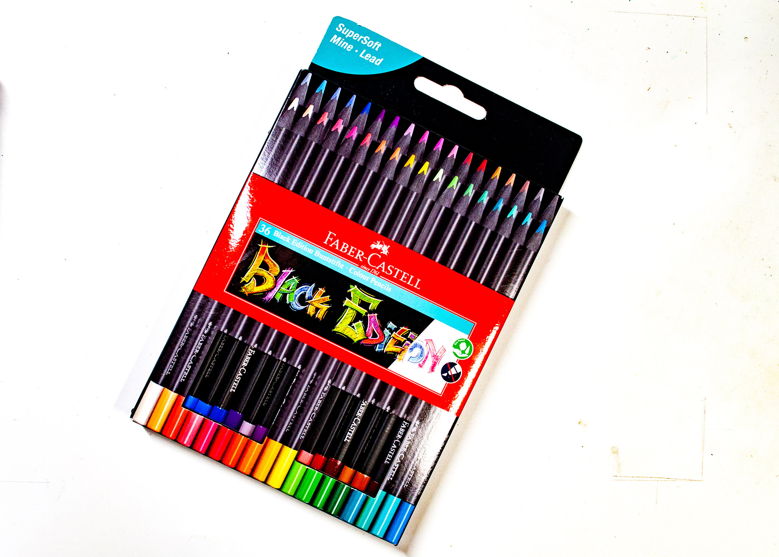 Black Edition 36 Assorted 24 Packs of 12 Details about   Faber-Castell Colouring Pencils 
