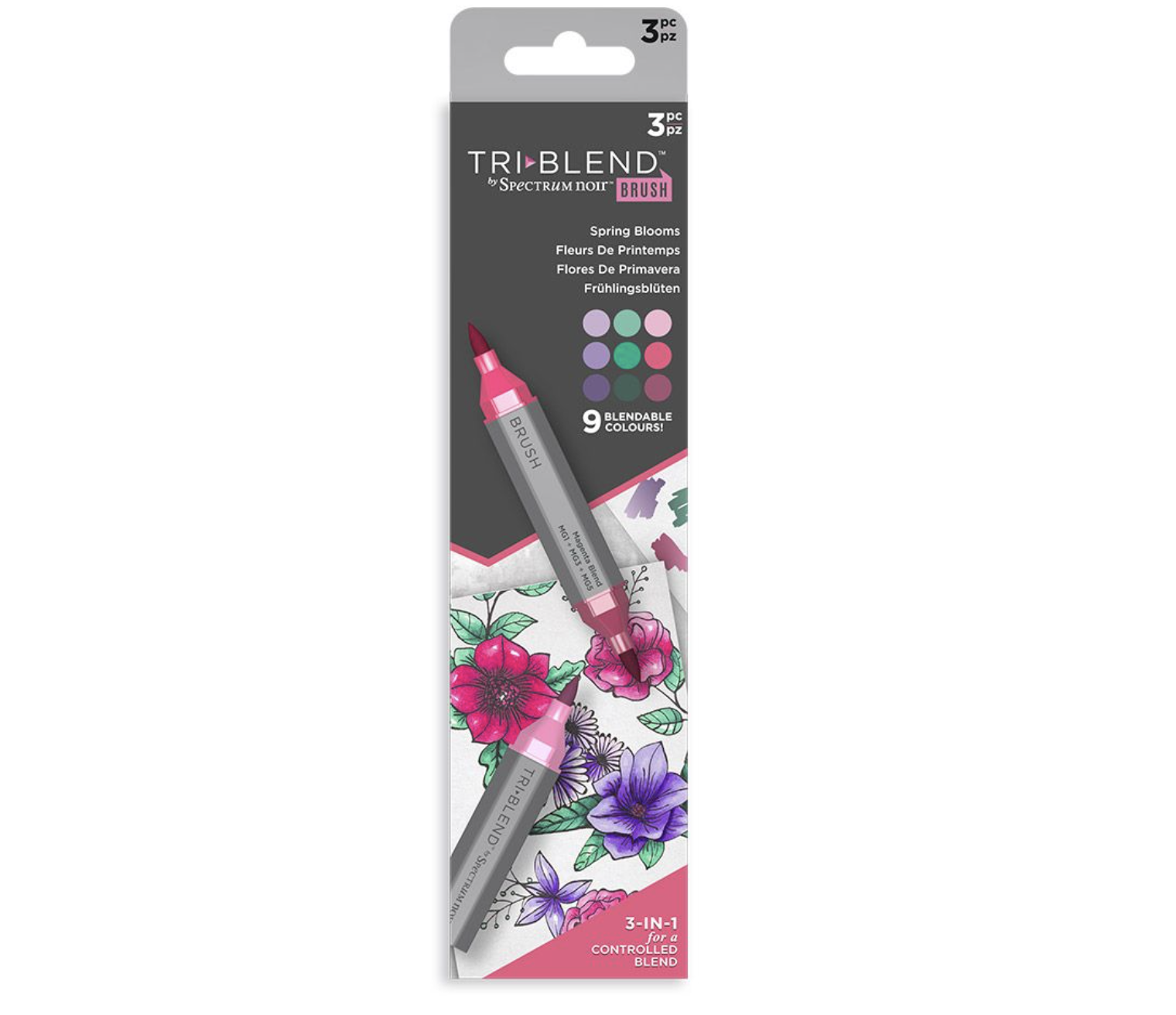 Spectrum Noir spring Blooms Tri-Blend Markers