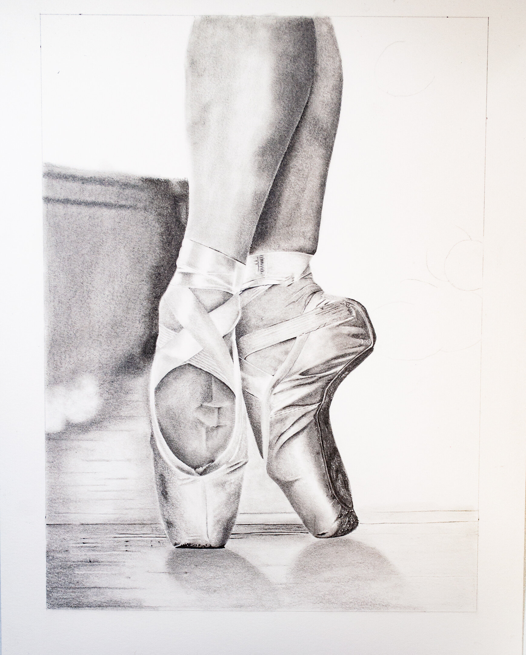 Staedtler Mars Lumograph Ballet Pointe Shoes Artwork — The Art Gear Guide