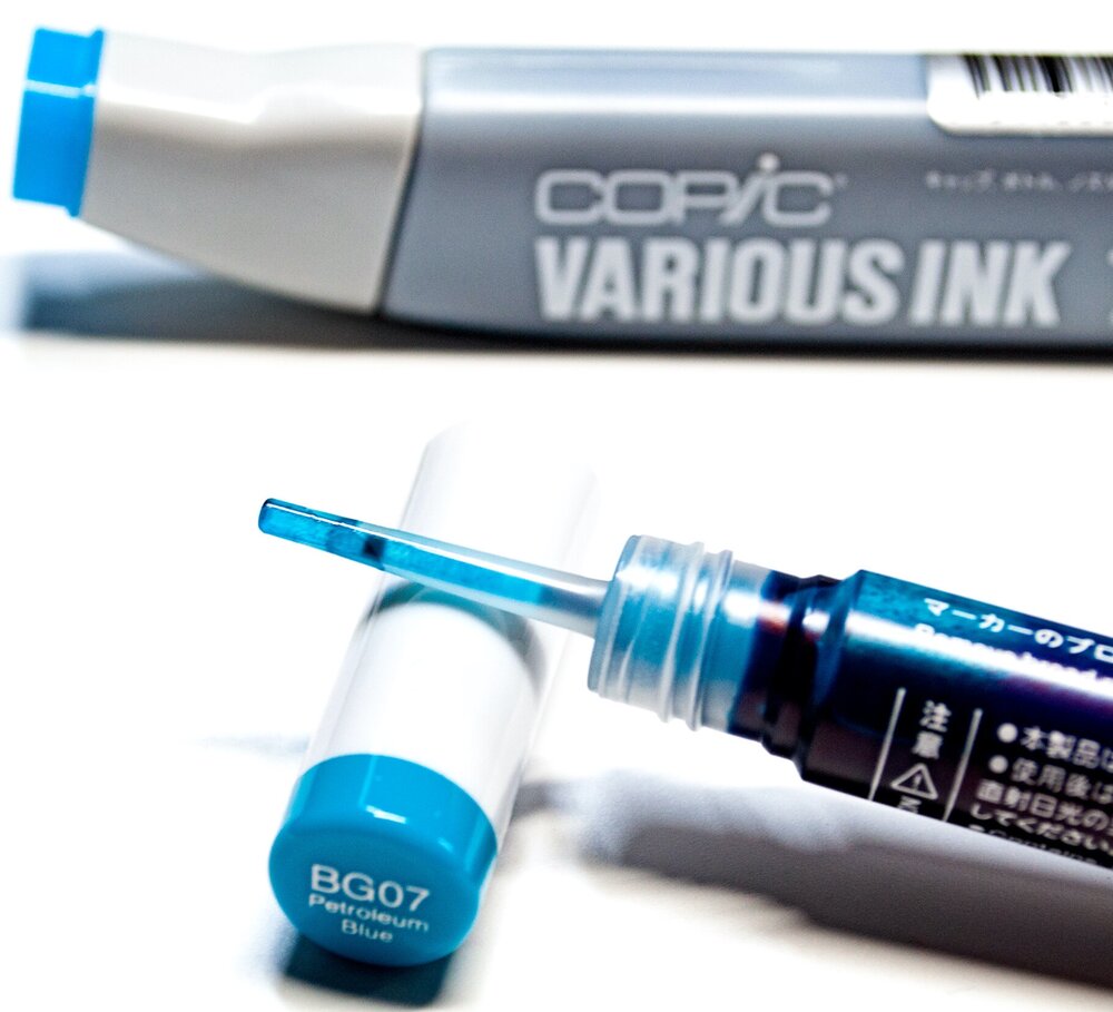 Copic Various Ink Refills for refilling Sketch, Too, & Copic Markers 25ml  Bottle