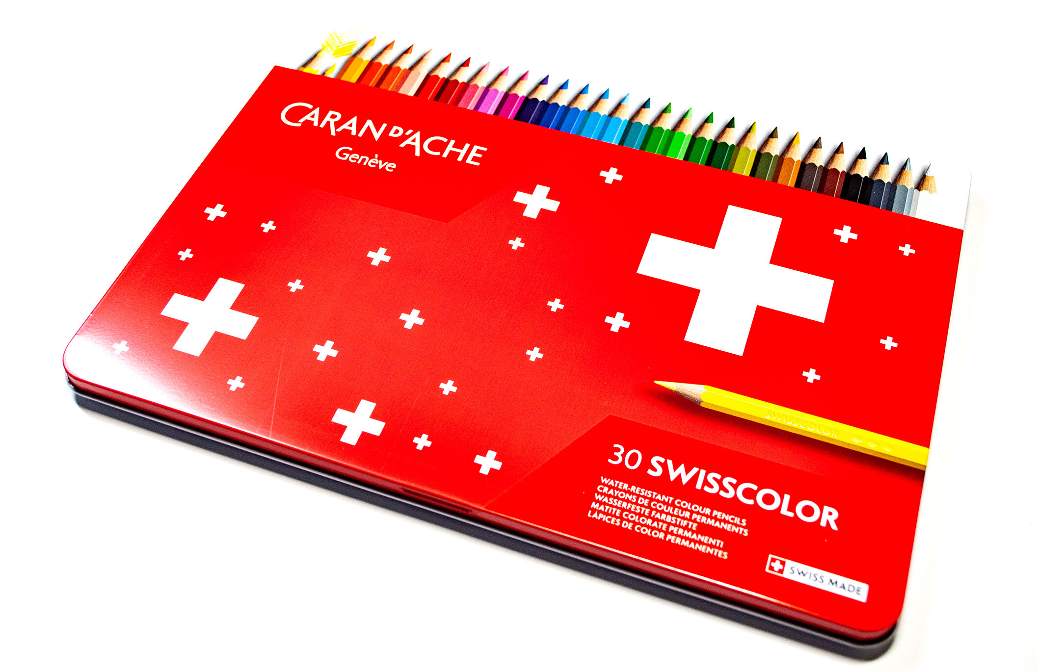 Caran d'Ache Swisscolor Water Resistant Colored Pencil Review