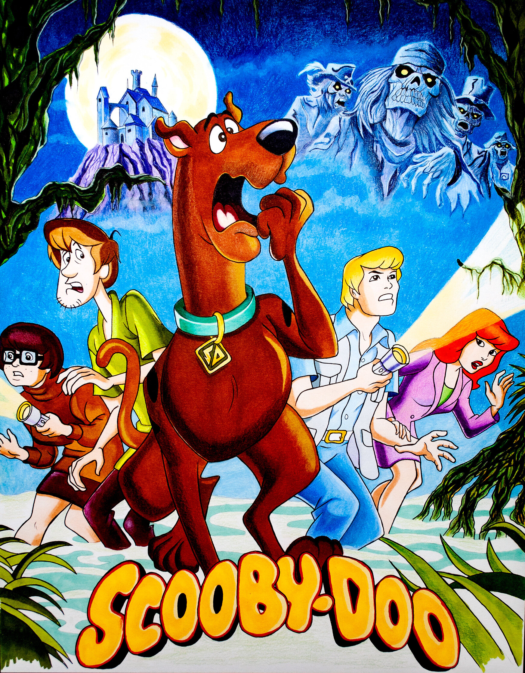 Arrtx Brush Marker Artwork | Scooby Doo