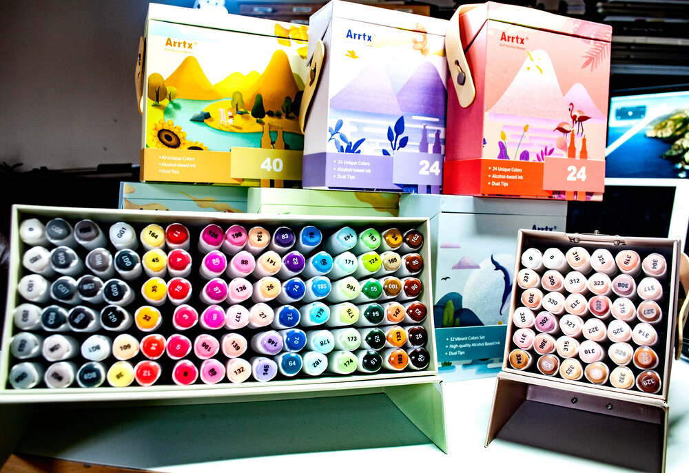 Let's look at all the Arrtx alcohol marker sets and compare them! – The  Frugal Crafter Blog