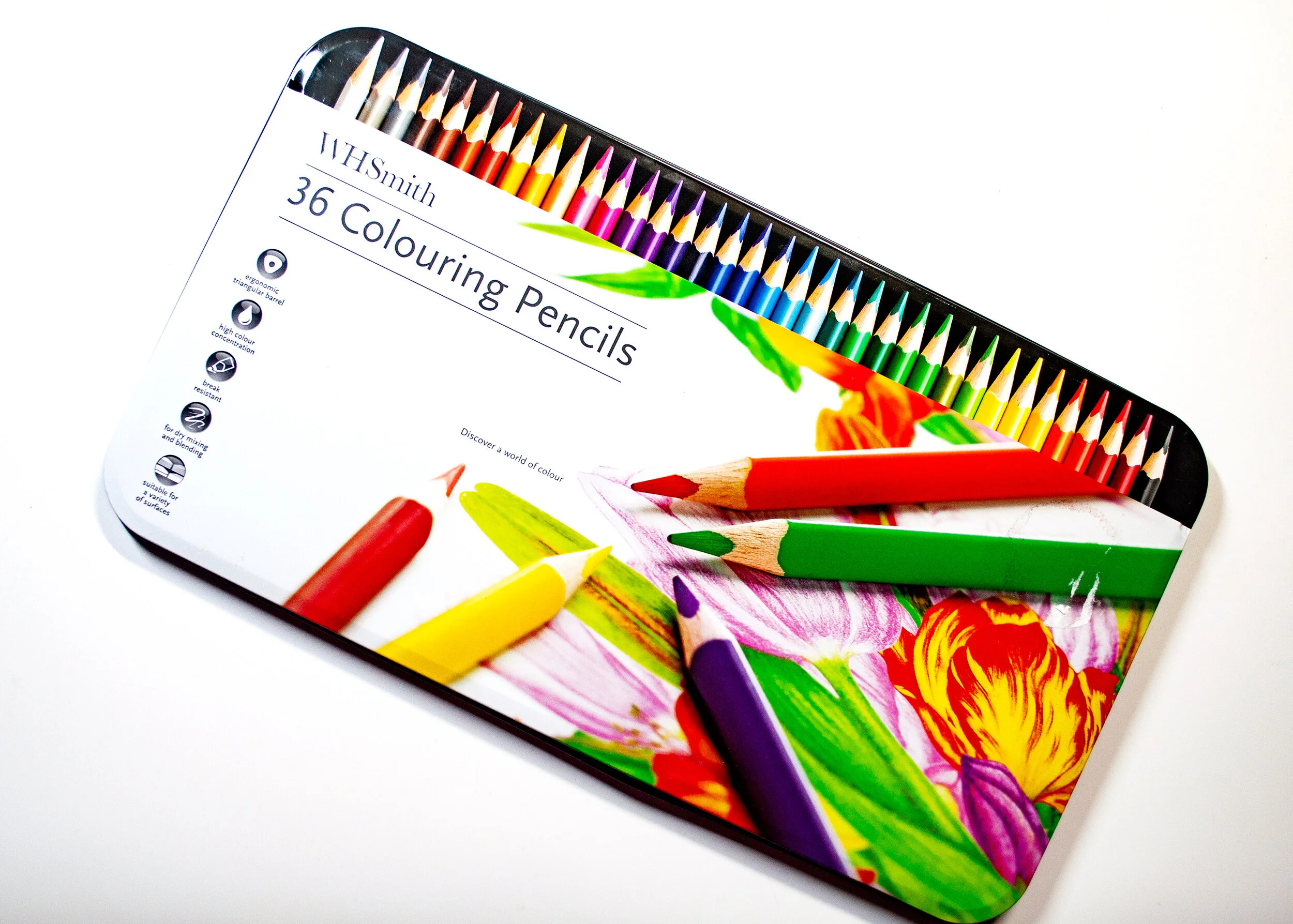 WH Smith Colouring Pencils Review | WH Smith Stationary Store