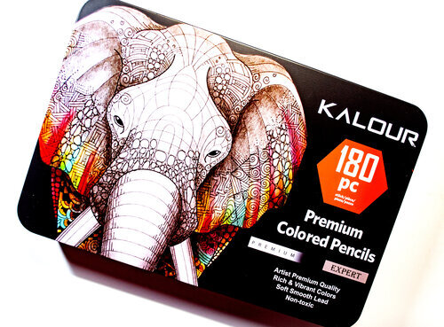 Kalour Sketching Pencils Set Metal Box Packaging Including - Temu
