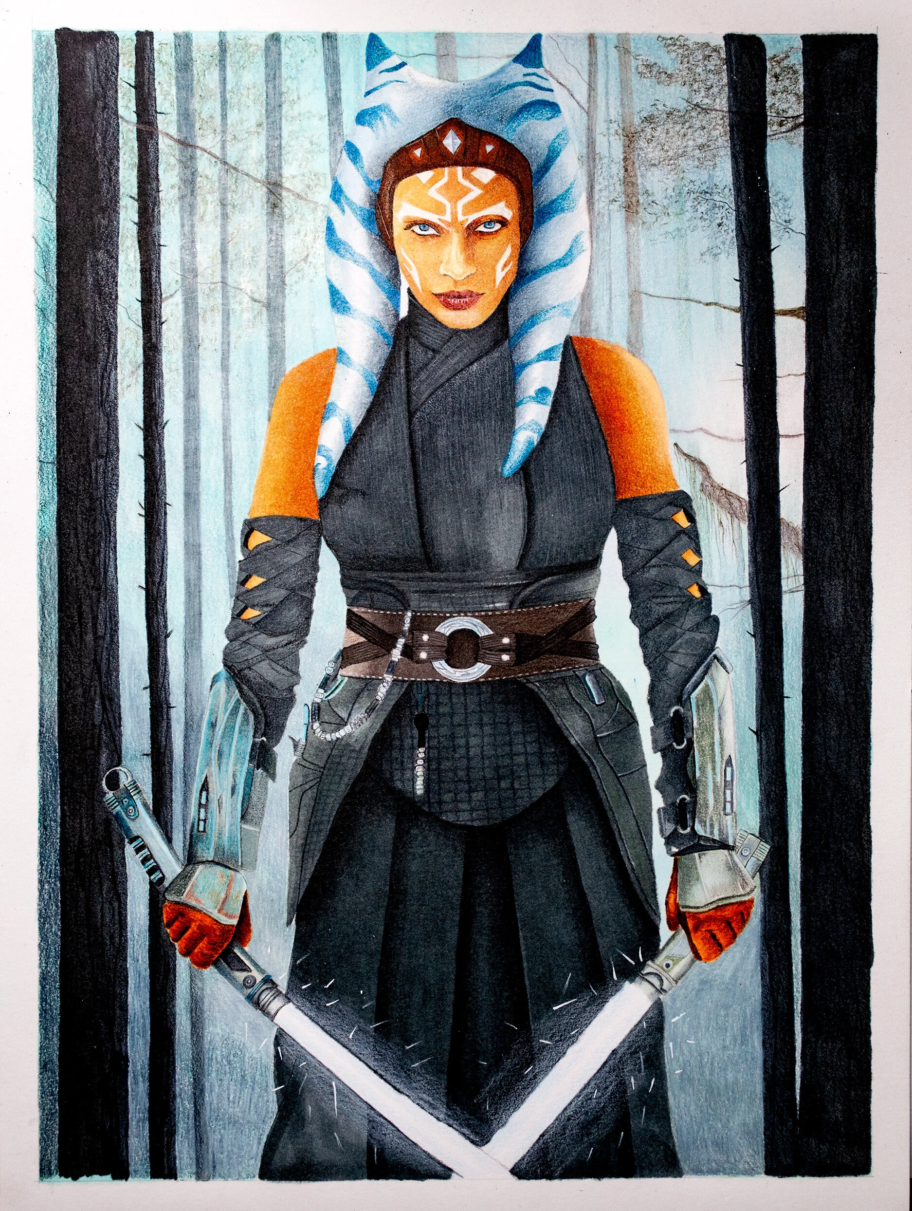 Artify Brush Tip Marker Artwork Ahsoka From The Mandalorian