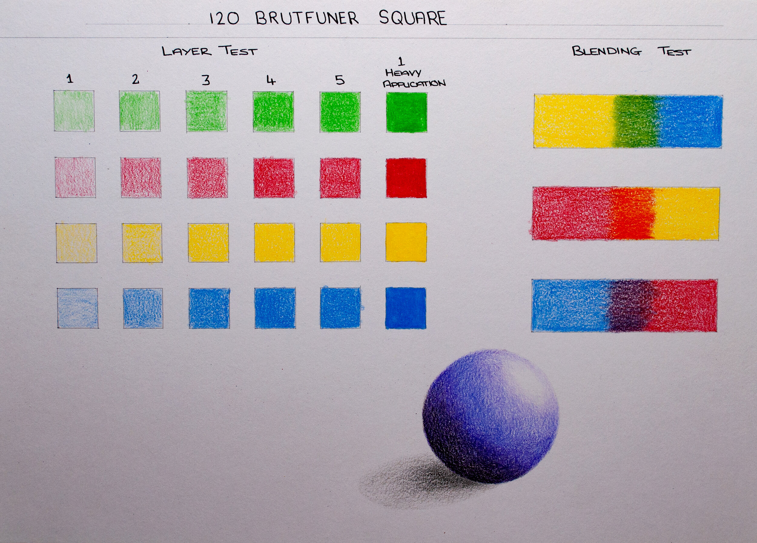Brutfuner 120 Square Colored Pencil Review - Are These Cheap Oily