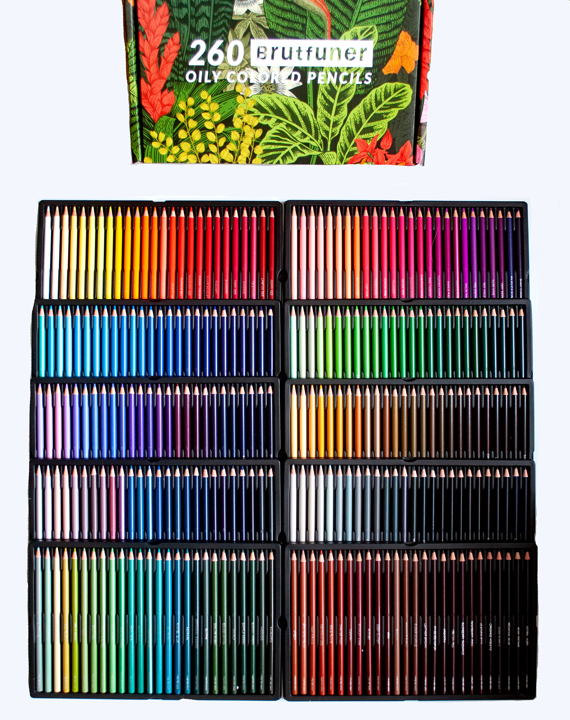 Colored Pencil 520 Colors, Oil-based Colored Pencil